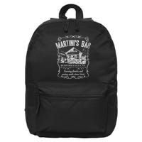 Martini's Bar It's A Wonderful Life 16 in Basic Backpack
