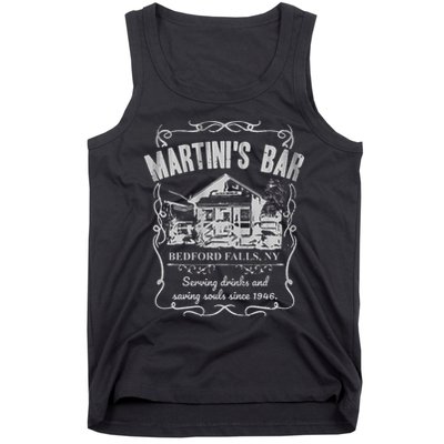 Martini's Bar It's A Wonderful Life Tank Top