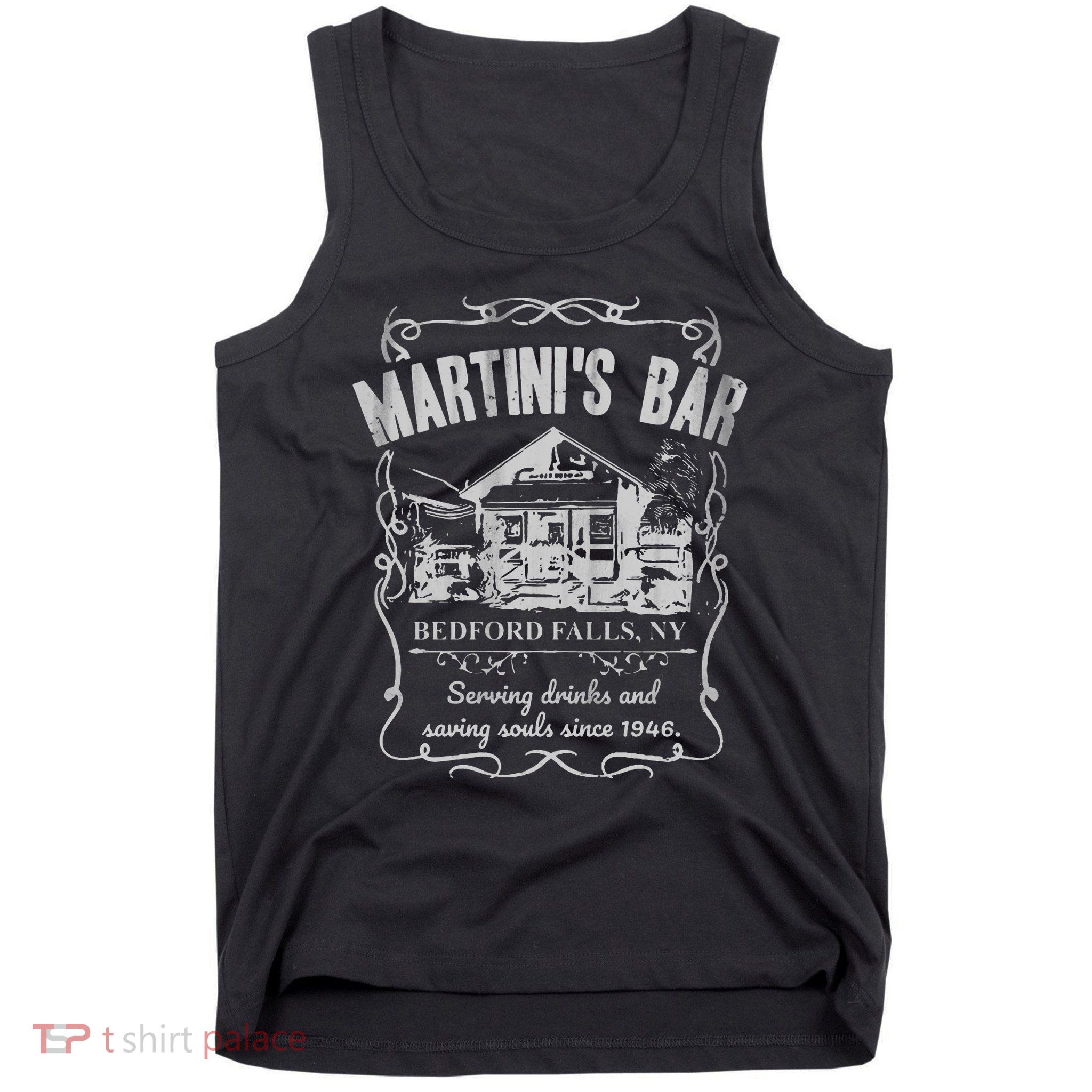 Martini's Bar It's A Wonderful Life Tank Top