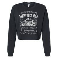 Martini's Bar It's A Wonderful Life Cropped Pullover Crew