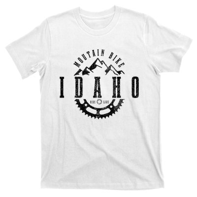 Mountain Bike Idaho Mtb Downhill Biking Vintage Biker T-Shirt