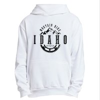 Mountain Bike Idaho Mtb Downhill Biking Vintage Biker Urban Pullover Hoodie