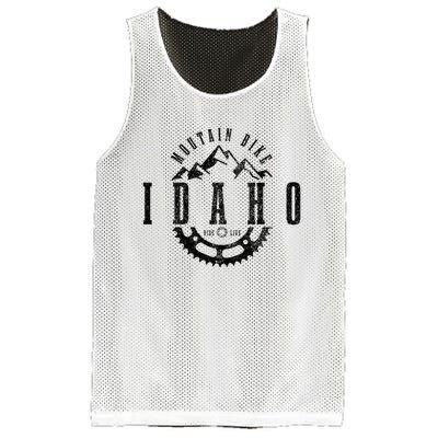 Mountain Bike Idaho Mtb Downhill Biking Vintage Biker Mesh Reversible Basketball Jersey Tank