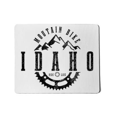 Mountain Bike Idaho Mtb Downhill Biking Vintage Biker Mousepad