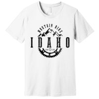 Mountain Bike Idaho Mtb Downhill Biking Vintage Biker Premium T-Shirt