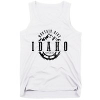 Mountain Bike Idaho Mtb Downhill Biking Vintage Biker Tank Top