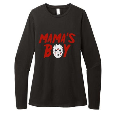 Mama´S Boy I Wish It Was Friday Halloween Womens CVC Long Sleeve Shirt