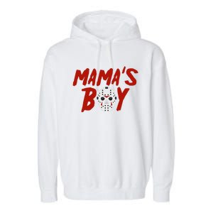 Mama´S Boy I Wish It Was Friday Halloween Garment-Dyed Fleece Hoodie