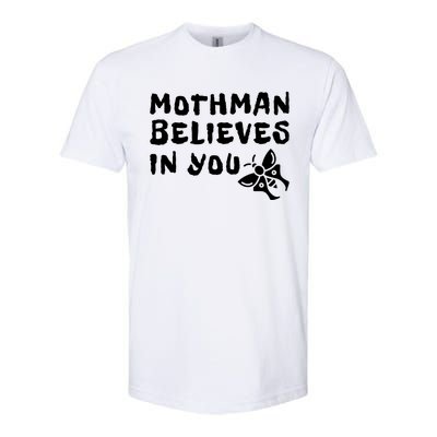 Moth Believes In You Paranormal Gift Softstyle® CVC T-Shirt