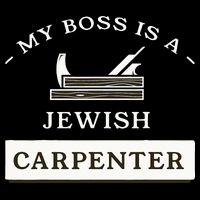 My Boss Is A Jewish Carpenter 16 in Basic Backpack