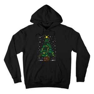 Marching Band Instrument Family Matching Christmas Tree Hoodie