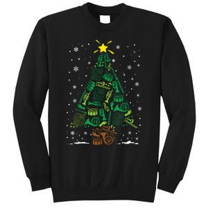 Marching Band Instrument Family Matching Christmas Tree Sweatshirt