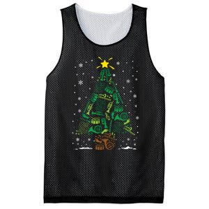 Marching Band Instrument Family Matching Christmas Tree Mesh Reversible Basketball Jersey Tank