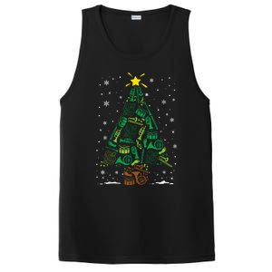 Marching Band Instrument Family Matching Christmas Tree PosiCharge Competitor Tank