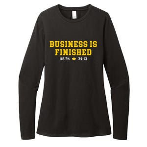 Michigan Business Is Finished Womens CVC Long Sleeve Shirt