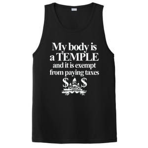 My Body Is A Temple And It Is Exempt From Paying PosiCharge Competitor Tank