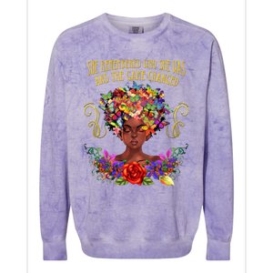 My Black Is Beautiful Black Magic Afro Melanin Great Gift Colorblast Crewneck Sweatshirt