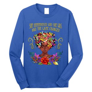 My Black Is Beautiful Black Magic Afro Melanin Great Gift Long Sleeve Shirt