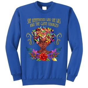 My Black Is Beautiful Black Magic Afro Melanin Great Gift Tall Sweatshirt