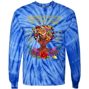 My Black Is Beautiful Black Magic Afro Melanin Great Gift Tie-Dye Long Sleeve Shirt