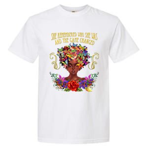 My Black Is Beautiful Black Magic Afro Melanin Great Gift Garment-Dyed Heavyweight T-Shirt