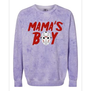 Mama´S Boy I Wish It Was Friday Halloween Colorblast Crewneck Sweatshirt