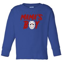 Mama´S Boy I Wish It Was Friday Halloween Toddler Long Sleeve Shirt