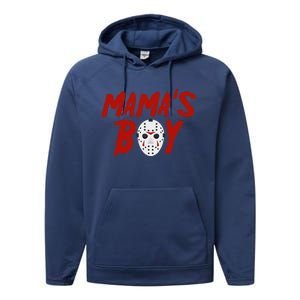 Mama´S Boy I Wish It Was Friday Halloween Performance Fleece Hoodie