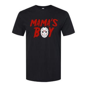 Mama´S Boy I Wish It Was Friday Halloween Softstyle CVC T-Shirt