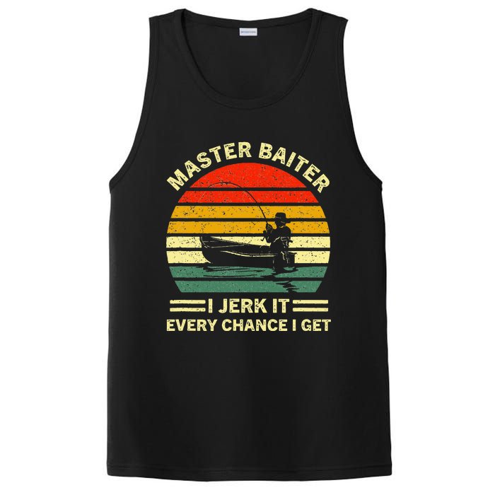 Master Baiter I Jerk It Every Chance I Get Vintage Fisherman PosiCharge Competitor Tank