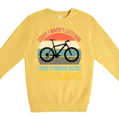 My Bicycle Is Calling And I Must Go Premium Crewneck Sweatshirt