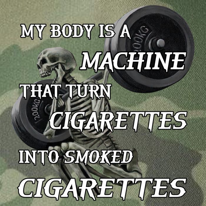 My Body Is A Machine That Turns Cigarettes Into Smoked Cigarettes Legacy Tie Dye Trucker Hat