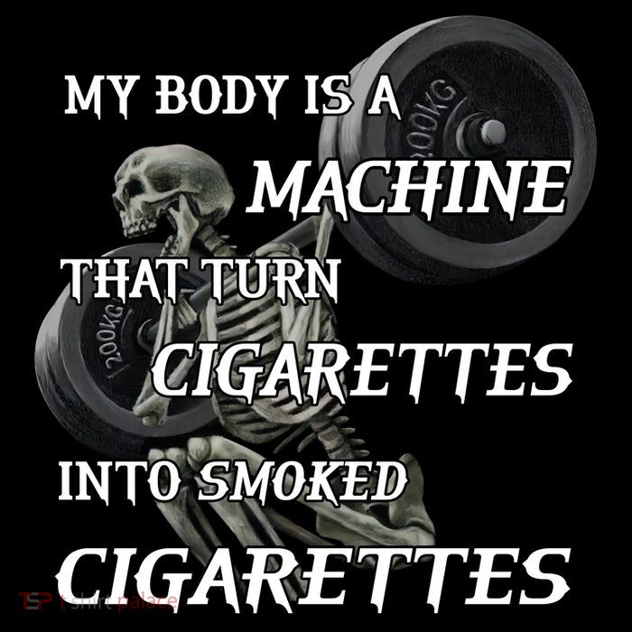 My Body Is A Machine That Turns Cigarettes Into Smoked Cigarettes Toddler Sweatshirt