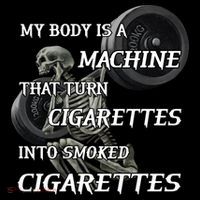 My Body Is A Machine That Turns Cigarettes Into Smoked Cigarettes Toddler Hoodie