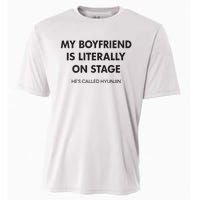 My Boyfriend Is Literally On Stage HeS Called Hyunjin Cooling Performance Crew T-Shirt