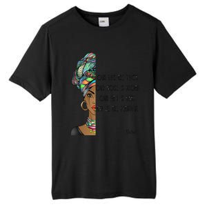 Moctwet Black Is Beautiful Slogan Gift Tall Fusion ChromaSoft Performance T-Shirt