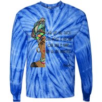 Moctwet Black Is Beautiful Slogan Gift Tie-Dye Long Sleeve Shirt