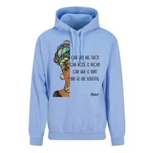 Moctwet Black Is Beautiful Slogan Gift Unisex Surf Hoodie