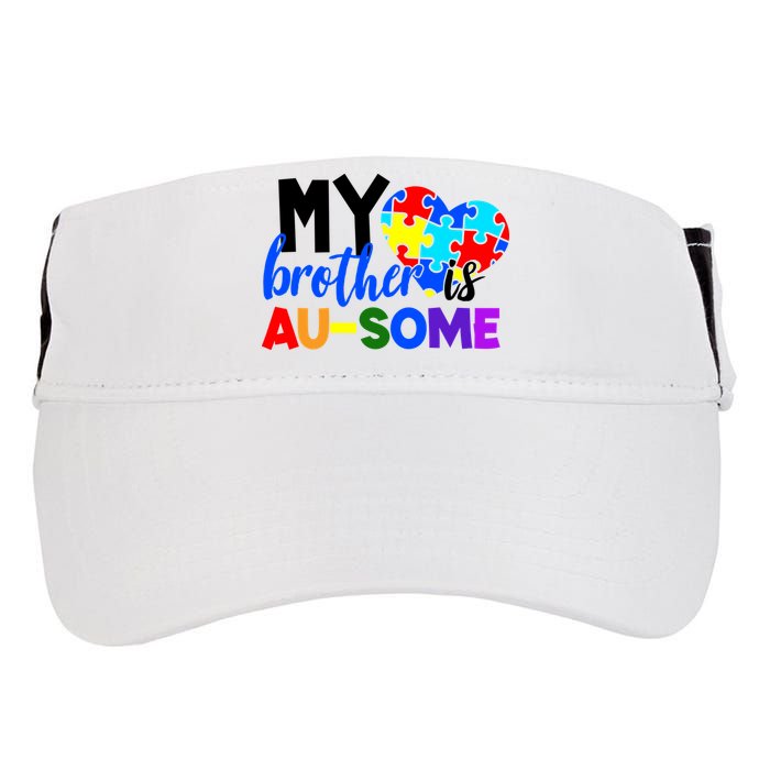 My Brother Is Ausome Autism Awareness Adult Drive Performance Visor