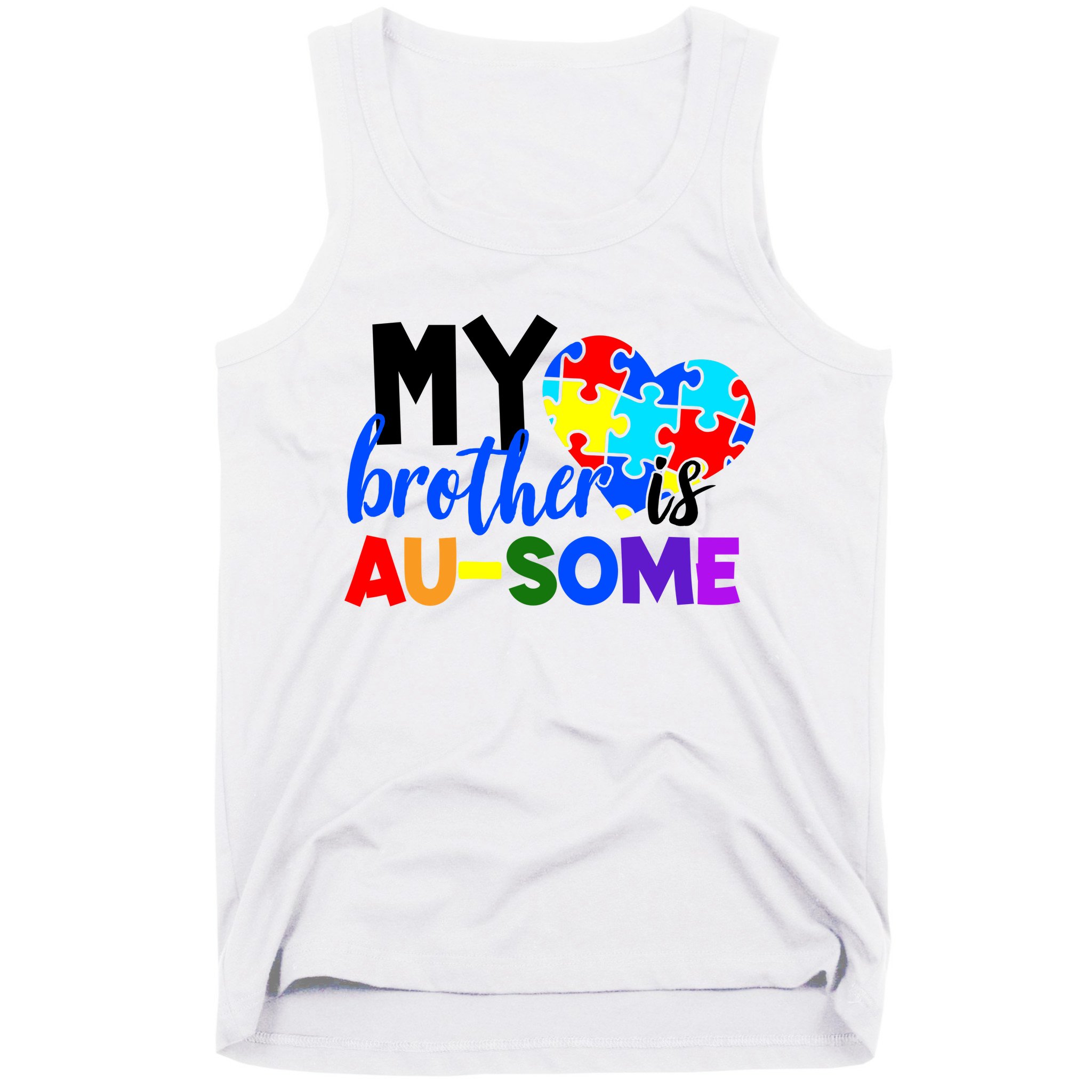 My Brother Is Ausome Autism Awareness Tank Top