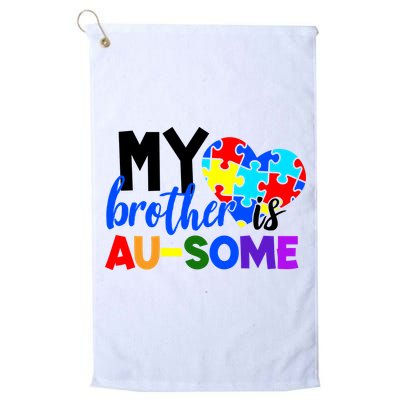 My Brother Is Ausome Autism Awareness Golf Towel