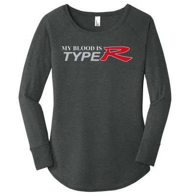 My Blood Is Type R Women's Perfect Tri Tunic Long Sleeve Shirt