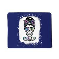 Messy Bun Inked Mama Messy Bun Mom Life Leopard Tattooed Mom Mousepad