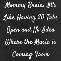 Mommy Brain: ItS Like Having 20 Tabs Open And No Idea Where Gift 7 Panel Mesh Trucker Snapback Hat