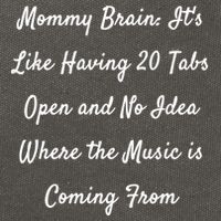 Mommy Brain: ItS Like Having 20 Tabs Open And No Idea Where Gift Cotton Canvas Backpack