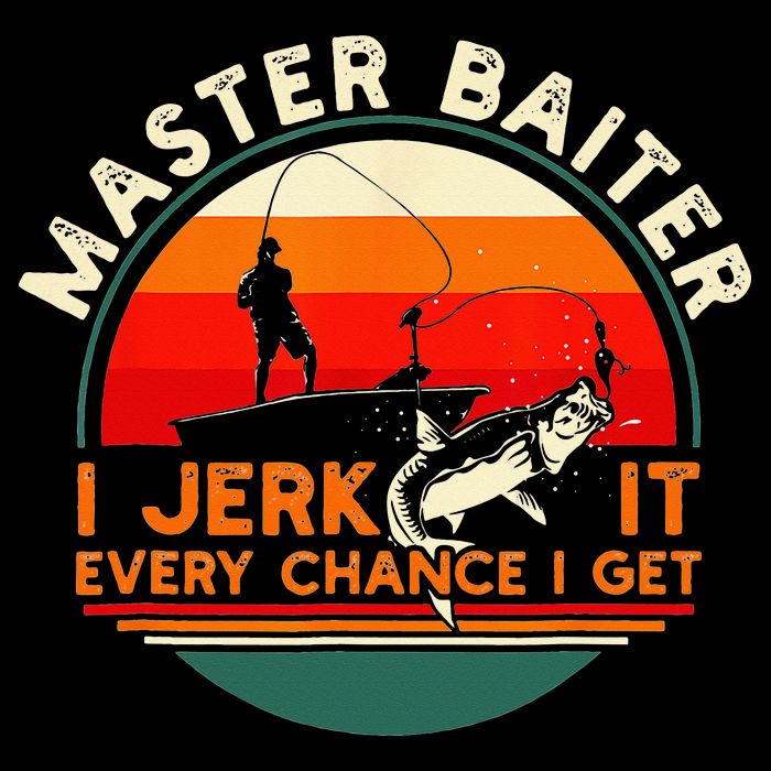 Master Baiter I’m Always Jerking My Rod For A Fishing Lovers Cooling Performance Crew T-Shirt
