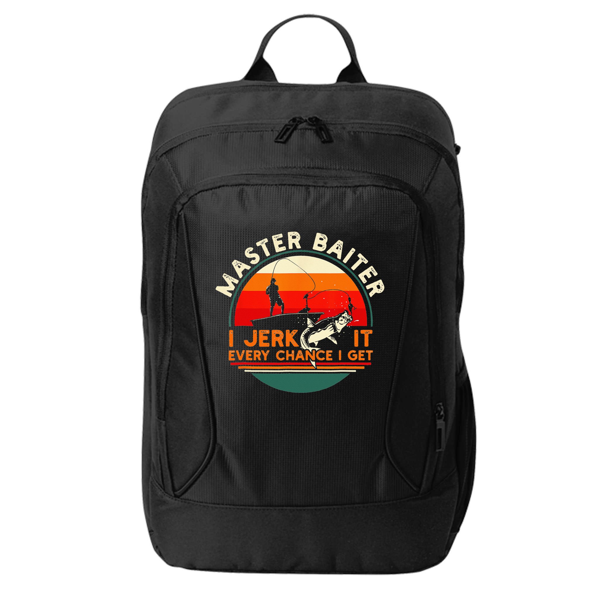Master Baiter I’m Always Jerking My Rod For A Fishing Lovers City Backpack
