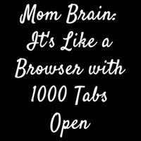 Mom Brain: ItS Like A Browser With 1000 Tabs Open Cute Gift Wool Snapback Cap