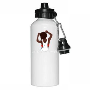 My Black Is Beautiful Proud Melanin Goddess Strong Roots Gift Aluminum Water Bottle