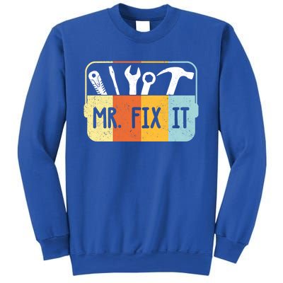 Mr Break It Mr Fix It Funny Dad And Son Matching Fathers Day Cool Gift Sweatshirt